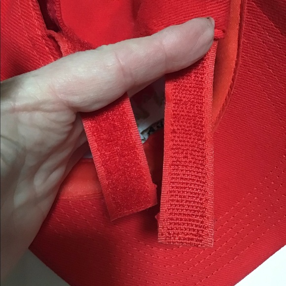 Red Embroidered Canada Maple Leaf  Ball Cap - Picture 9 of 10